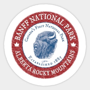 Banff National Park, Tough Old Bison Sticker